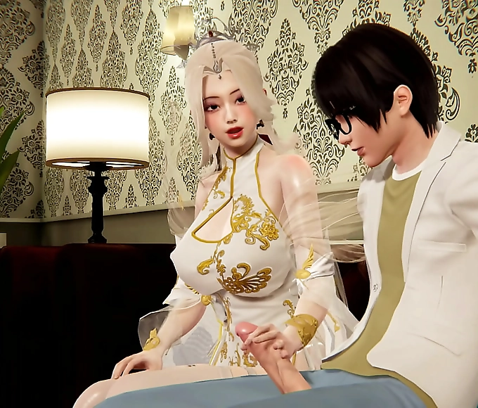 男男 Cute Asian Beauty Craves Deep Oral Pleasure with
