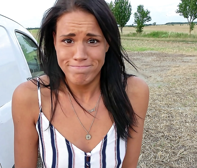 Adorable Teen Delights with Stellar Blowjob, Then Gets